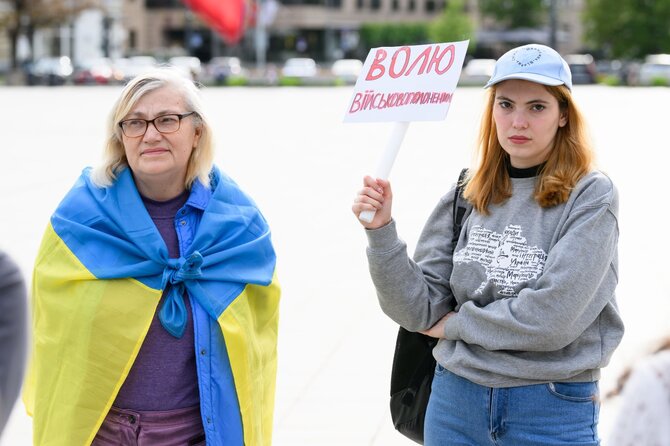 Marijos Kutniakovos asmeninio archyvo nuotr./Marija Kutniakova ir jos Mariupolis, kurio jau nėra