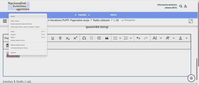 Pauliaus Sungailos pateikta ekrano nuotr./PUPP sistema, kuri leidžia automatinį klaidų taisymą