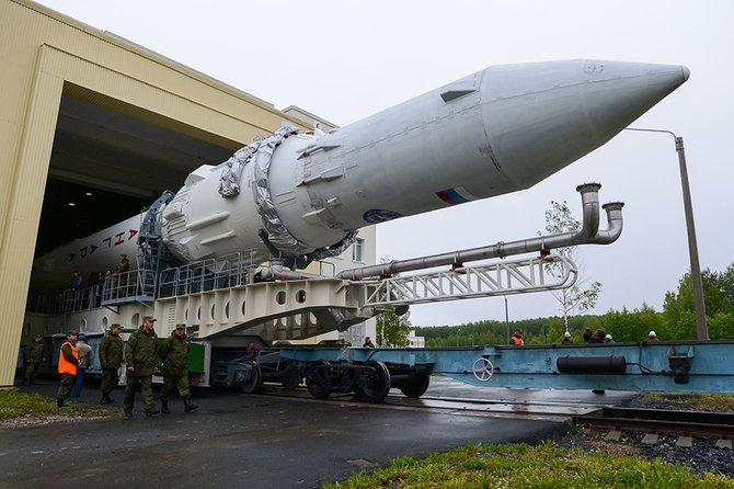 mil.ru/Raketa „Angara 1.2PP“ ruošiama skrydžiui