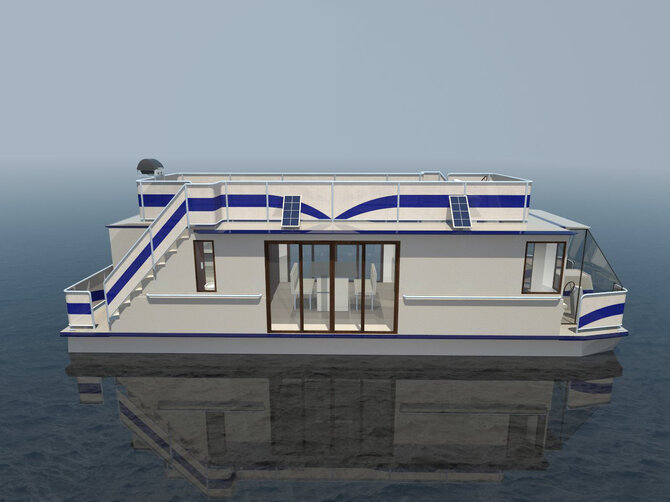 shafran-sail.com nuotr./Namo ant vandens maketas