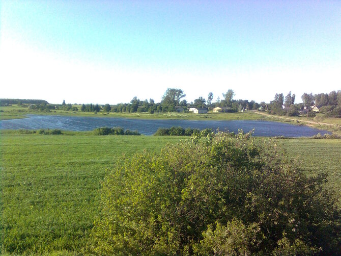 Galinos Romaškevič nuotr./Taip anksčiau atrodė Daugidonių kaimo tvenkinys