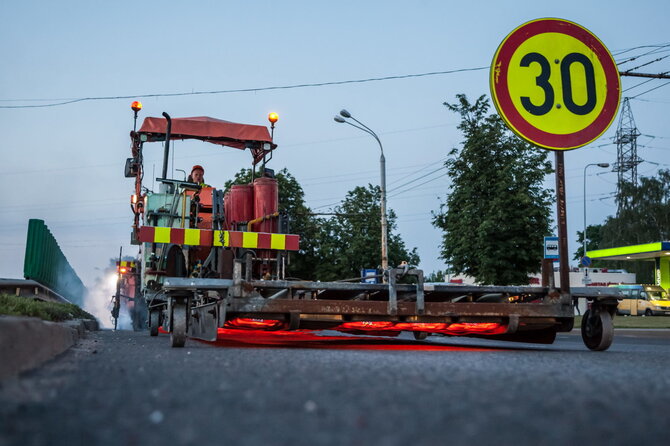 Sauliaus Žiūros nuotr./Gatvių remontas Vilniuje