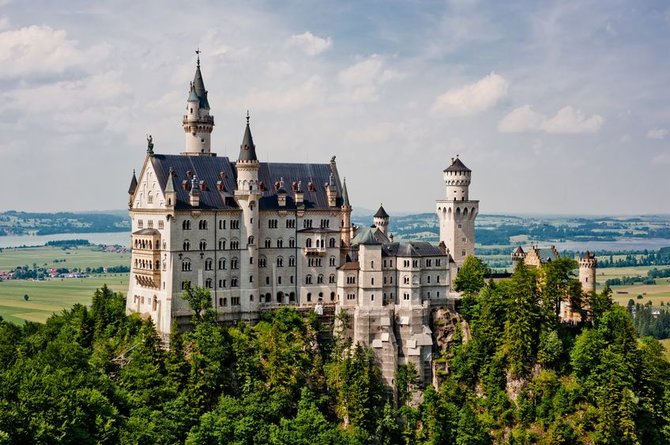 123rf.com nuotr./Neuschwanstein pilis