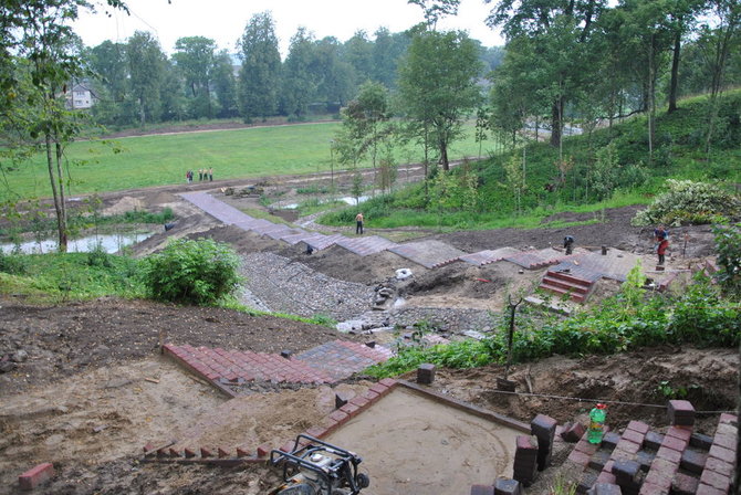 Salantų regioninio parko direkcijos archyvo nuotr./Salantu dvaro parkas