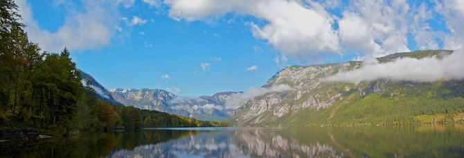 Will Ockenden nuotr./Bohinj ežero panorama