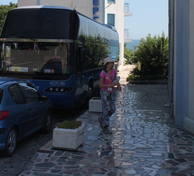 L.Mažonytės nuotr./Kelionė autobusu link Romos