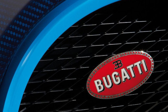 Gamintojo nuotr./„Bugatti“ ženkliukas