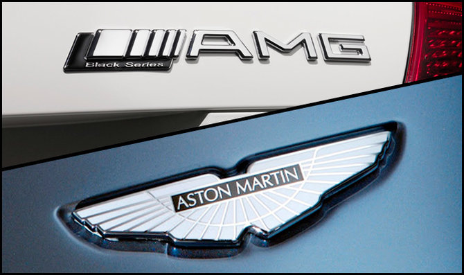 GAZAS.LT koliažas/AMG ir „Aston Martin“