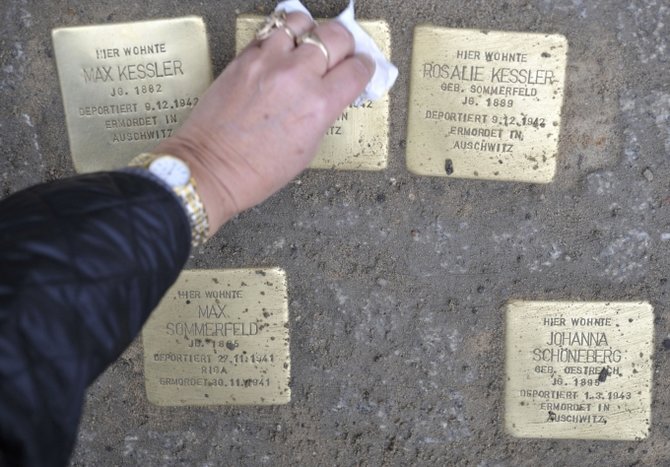 Stolpersteine, grindinio akmenys, skirti paminėti nacių aukas Vokietijoje