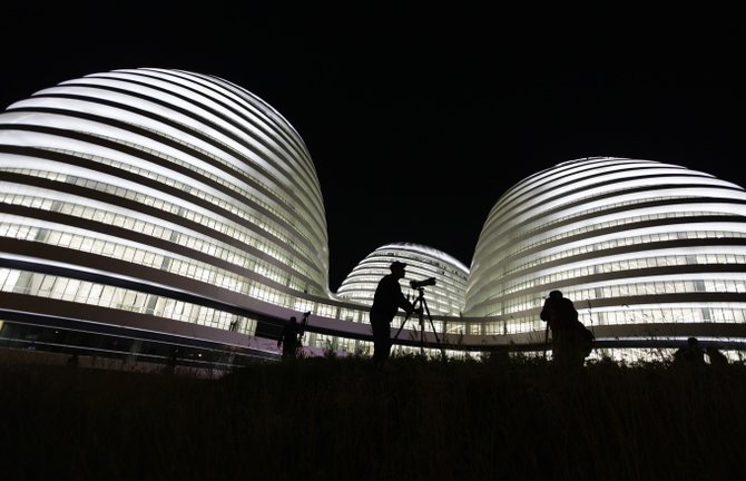 Zahos Hadid suprojektuotas Galaxy Soho kompleksas Pekine