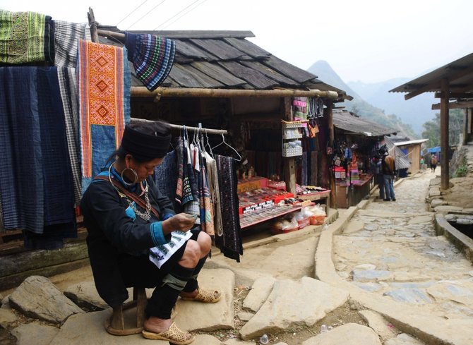 Turistų mėgiamas Hmong genties miestelis
