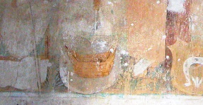 Bernardinų bažnyčios freskos fragmentas