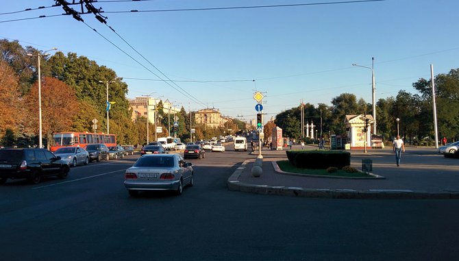 Kaip atrodys Zaporožės gatvės po pusmečio - ar bus sugriautos kaip Donecke?