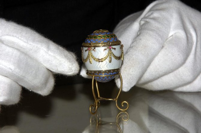 „Scanpix“ nuotr./„Faberge“ juvelyriniai kiaušiniai labai vertinami kolekcininkų