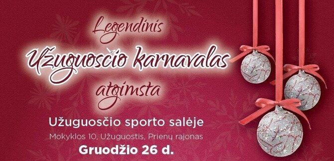 Kvietimas į karnavalą.