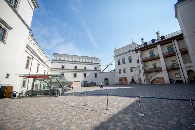 Luko Balandžio / 15min nuotr./Ekskursija po baigiamą antrąją Valdovų rūmų dalį