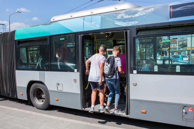 Luko Balandžio / 15min nuotr./Vilniaus viešasis transportas