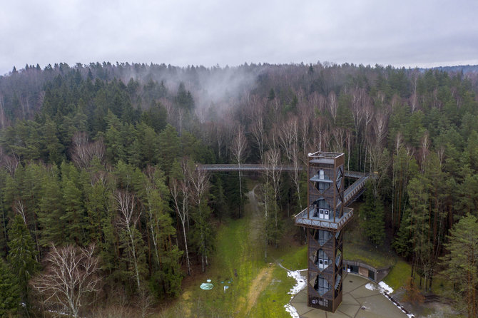 Luko Balandžio / 15min nuotr. / Anykščių medžių lajų takas