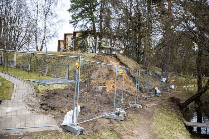 Luko Balandžio / 15min nuotr./Žvėryne, Latvių g. vykdomos statybos