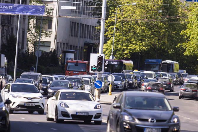 Luko Balandžio / 15min nuotr./Avarija A.Goštauto gatvėje