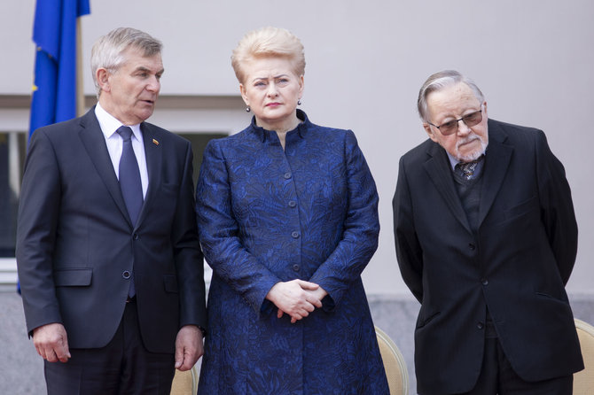 Luko Balandžio / 15min nuotr./Viktoras Pranckietis, Dalia Grybauskaitė, Vytautas Landsbergis