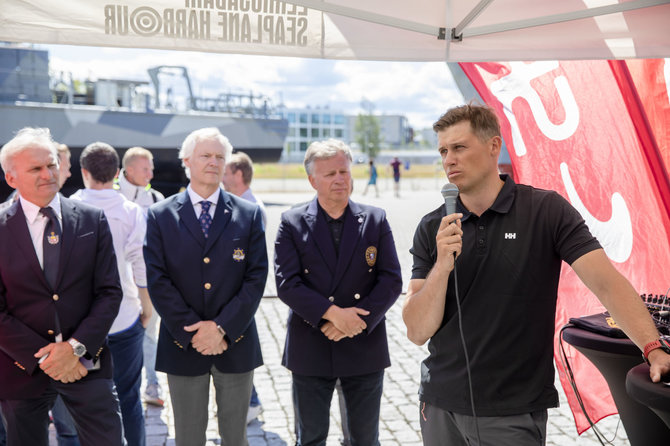 Luko Balandžio / 15min nuotr./Pabaltijo buriuotojų susitikimas Taline dėl bendros „The ocean race“ komandos