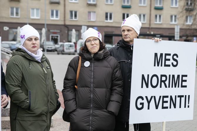 Luko Balandžio / 15min nuotr./Mitingas „Vėžys – ne sloga“