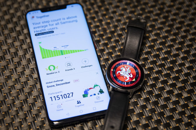 Luko Balandžio / 15min nuotr./Laikrodis – „Samsung Galaxy Watch Active 2“