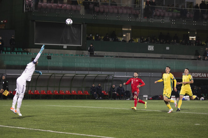 Luko Balandžio / 15min nuotr./Futbolo rungtynės: Lietuva – Šveicarija