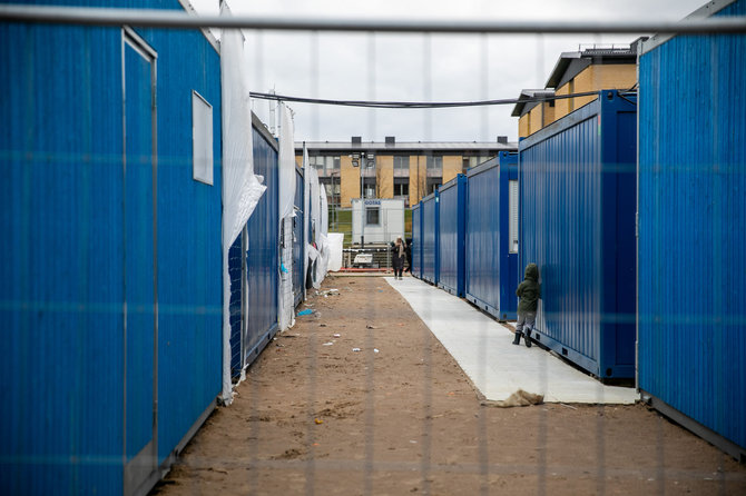 Luko Balandžio / 15min nuotr./Migrantų stovykla Medininkuose