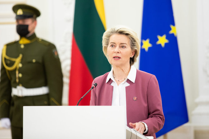 Luko Balandžio / 15min nuotr./Europos Komisijos pirmininkė Ursula Von Der Leyen
