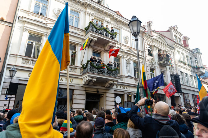 Luko Balandžio/Žmonės.lt nuotr./Vasario 16-osios minėjimas – „Signatarų balkonas“