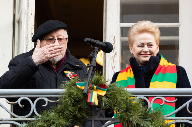 Lukas Balandis / BNS nuotr./Vytautas Landsbergis, Dalia Grybauskaitė