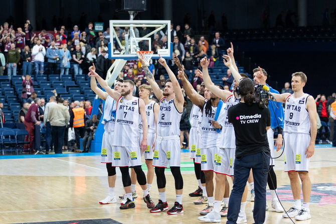 Lukas Balandis / BNS nuotr./LKL finalo antrosios rungtynės: „Lietkabelis“ – Vilniaus „Rytas“