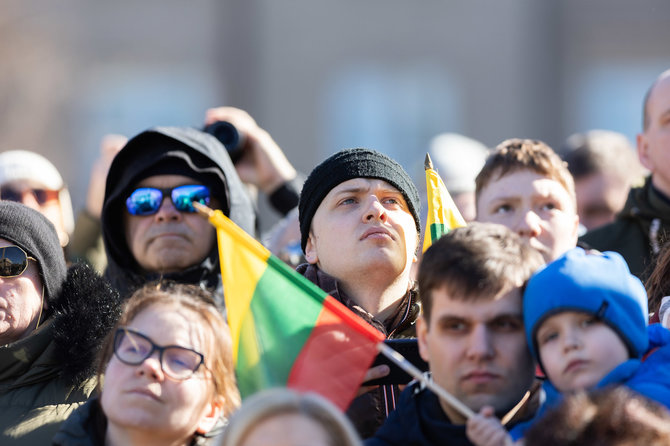 Lukas Balandis / BNS nuotr./Kovo 11-osios minėjimas Vilniuje