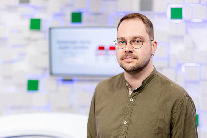 Lukas Balandis / BNS nuotr./Vilniaus universiteto ligoninė Santaros klinikos Infekcinių ligų gydytojas Olegas Aliancevičius