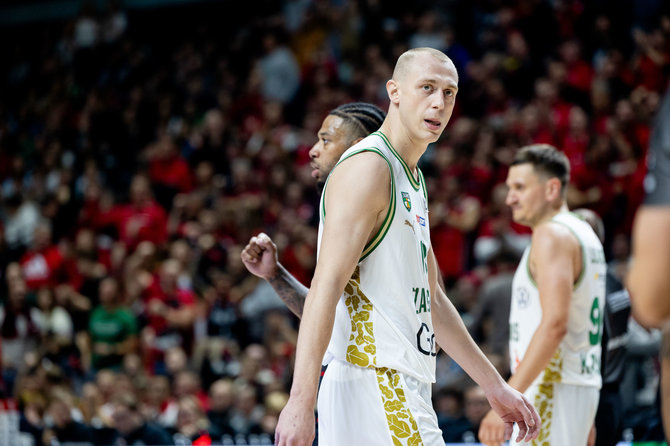 Lukas Balandis / BNS nuotr./ „Betsafe-LKL“ rungtynės: Vilniaus „Rytas“ – Kauno „Žalgiris“