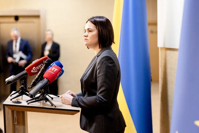 Lukas Balandis / BNS nuotr./Sviatlana Cichanouskaja