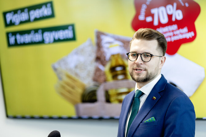 Lukas Balandis / BNS nuotr./Parduotuvės IKI konferencija apie maisto švaistymą