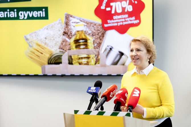 Lukas Balandis / BNS nuotr./Parduotuvės IKI konferencija apie maisto švaistymą