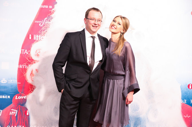 Sandra Daukšaitė-Petrulėnė su vyru Aurimu