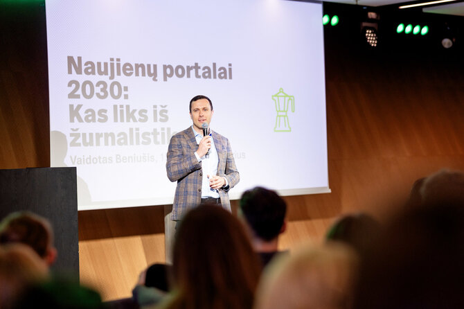 Lukas Balandis / BNS nuotr./15min grupės „Interneto pusryčiai“