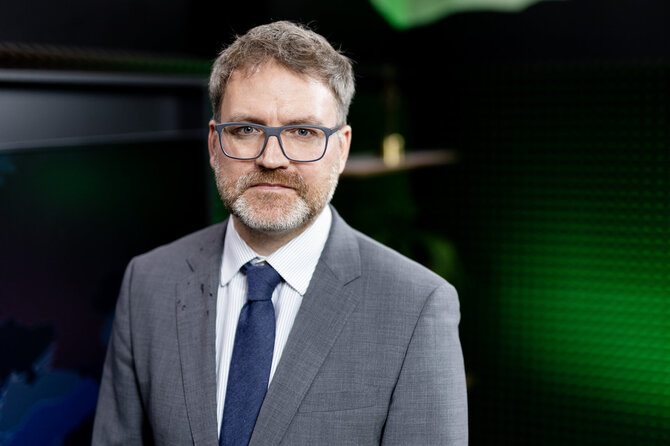 Lukas Balandis / BNS nuotr./Vokietijos politologas Tobias Bunde