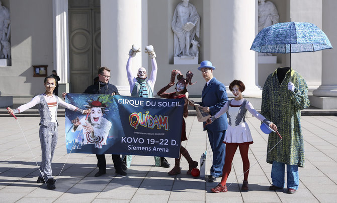 Luko Balandžio/15min.lt nuotr./„Cirque du Soleil“ atvyko į Vilnių