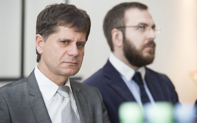 Luko Balandžio/15min.lt nuotr./Spaudos konferencija