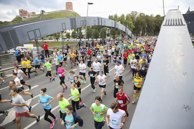 Luko Balandžio/15min.lt nuotr./„Danske Bank Vilniaus maratono“ akimirka