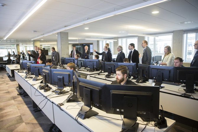 Luko Balandžio / 15min nuotr./ „Danske“ ketvirtadienį atidarė naują IT paslaugų centrą