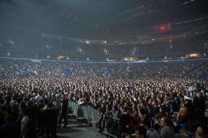 Luko Balandžio/15min.lt nuotr./„Imagine Dragons“ koncerto Vilniuje akimirka