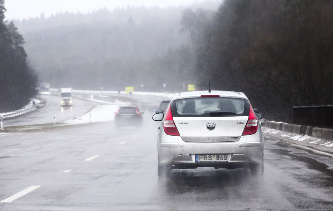 Luko Balandžio / 15min nuotr./Vaidotas Žala laikė „vairavimo egzaminą“