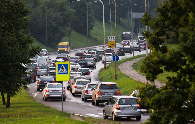 Luko Balandžio / 15min nuotr./Rugsėjo pradžios spūstys Vilniuje